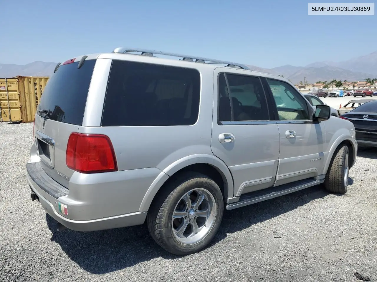2003 Lincoln Navigator VIN: 5LMFU27R03LJ30869 Lot: 62217605