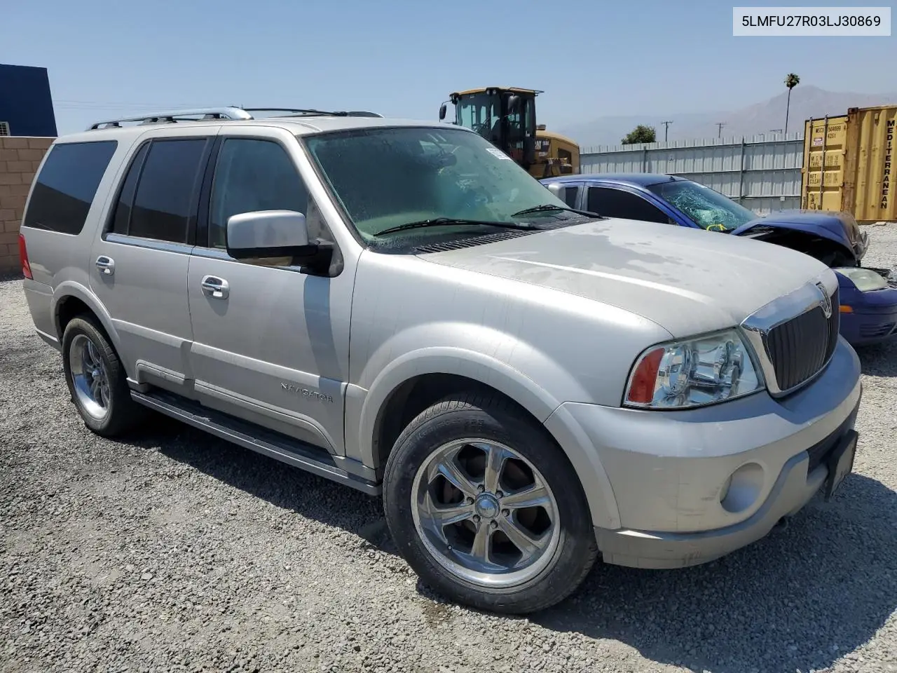 2003 Lincoln Navigator VIN: 5LMFU27R03LJ30869 Lot: 62217605