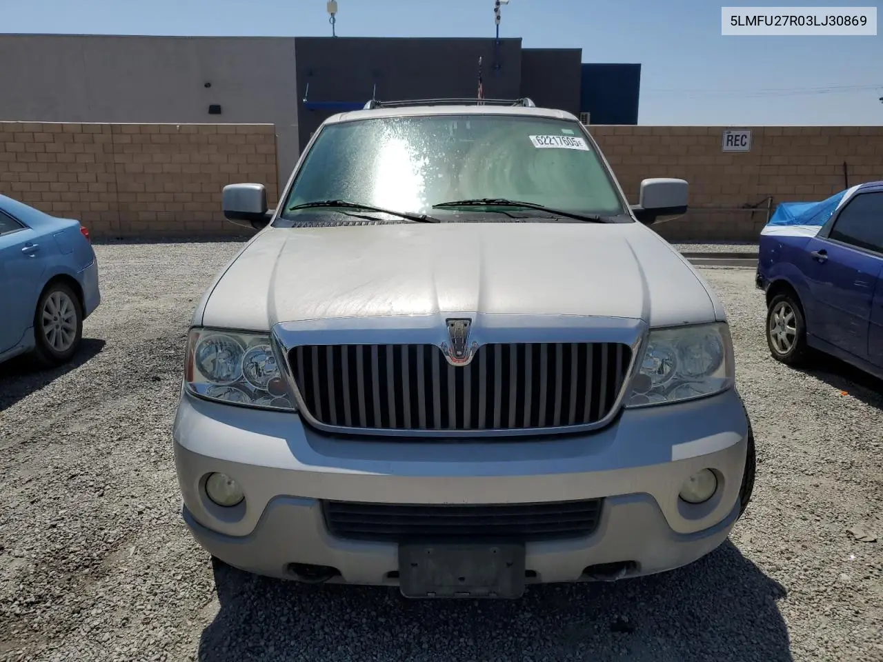 2003 Lincoln Navigator VIN: 5LMFU27R03LJ30869 Lot: 62217605