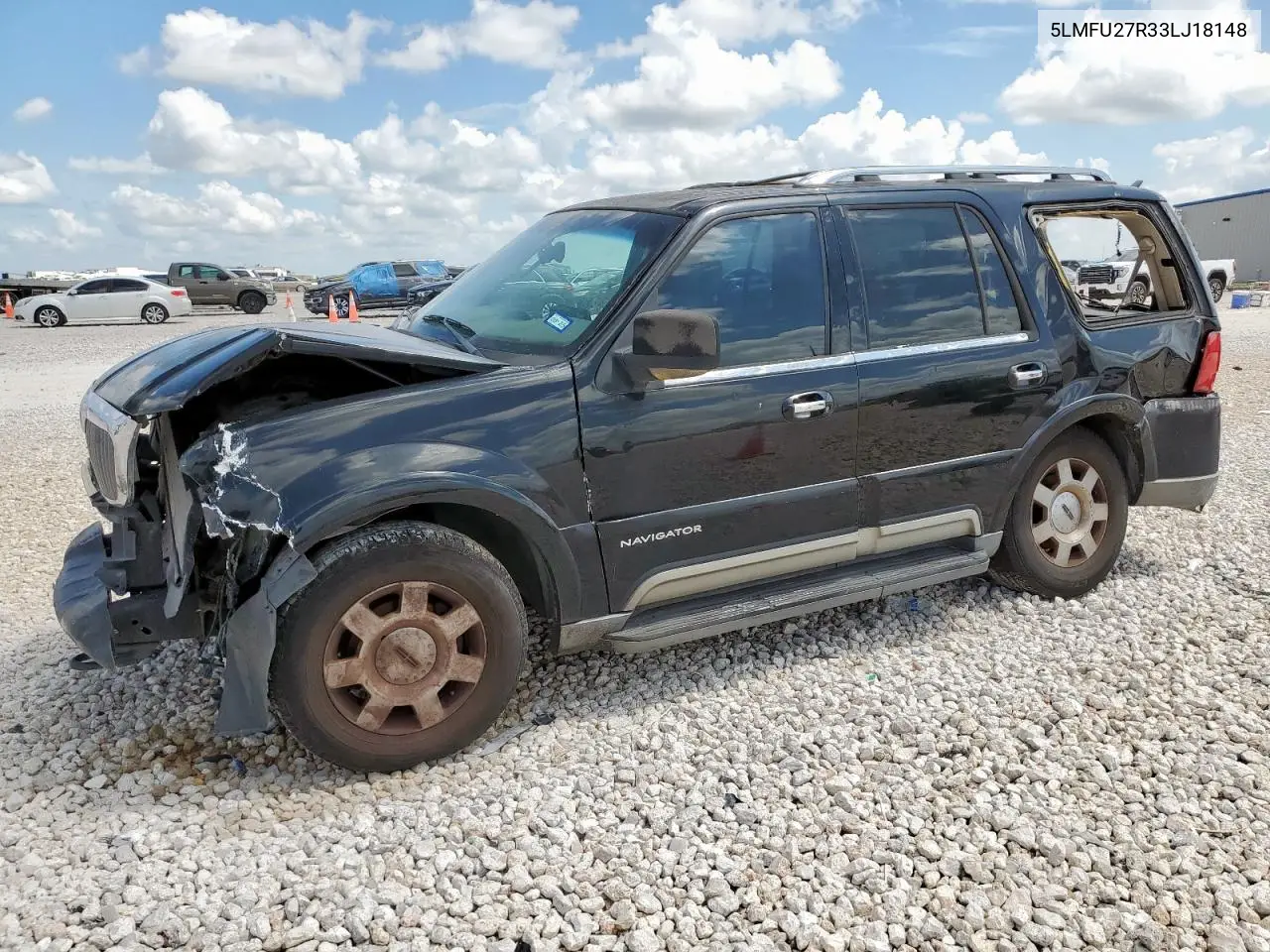 2003 Lincoln Navigator VIN: 5LMFU27R33LJ18148 Lot: 62280365