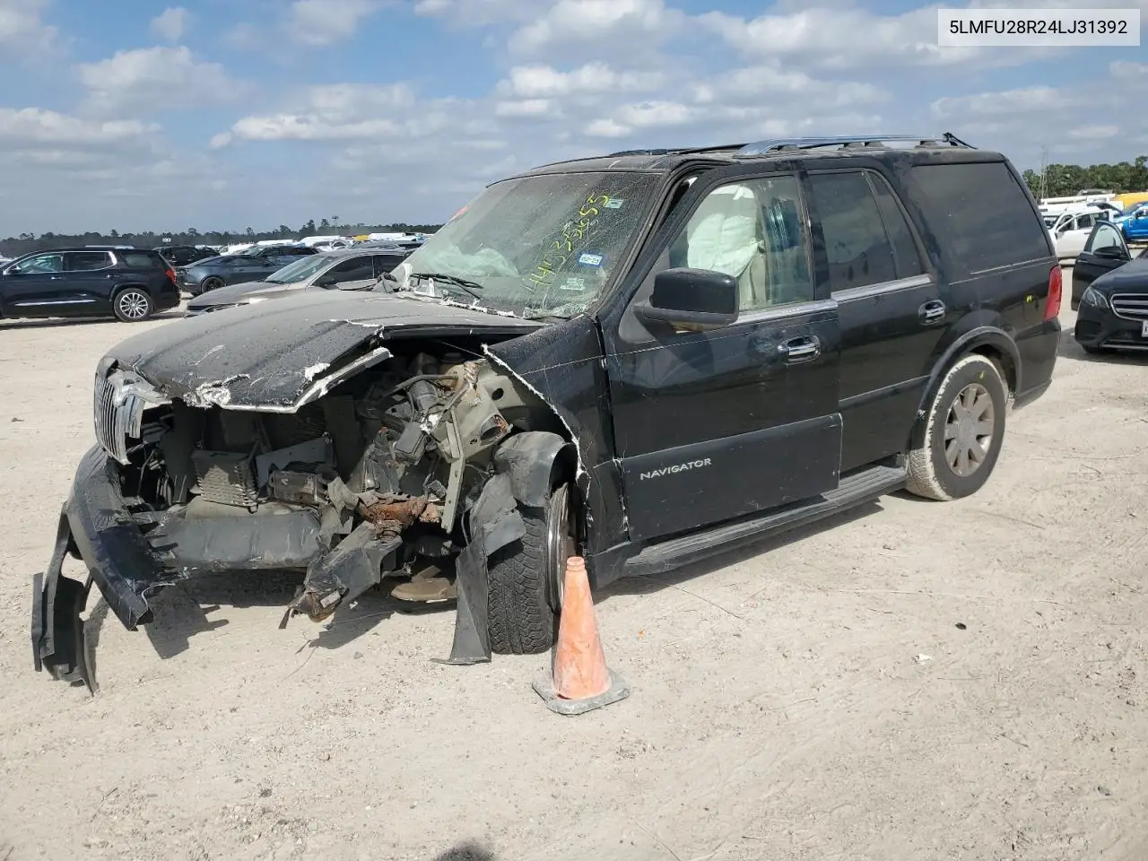 2004 Lincoln Navigator VIN: 5LMFU28R24LJ31392 Lot: 44535655