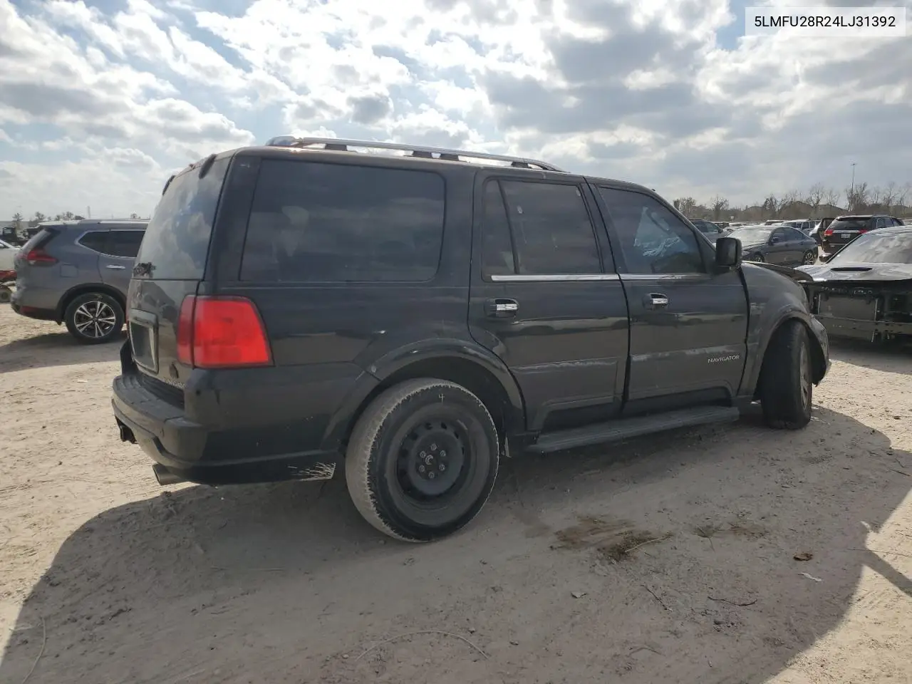 2004 Lincoln Navigator VIN: 5LMFU28R24LJ31392 Lot: 44535655