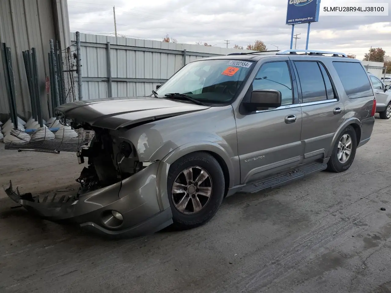 2004 Lincoln Navigator VIN: 5LMFU28R94LJ38100 Lot: 52780145