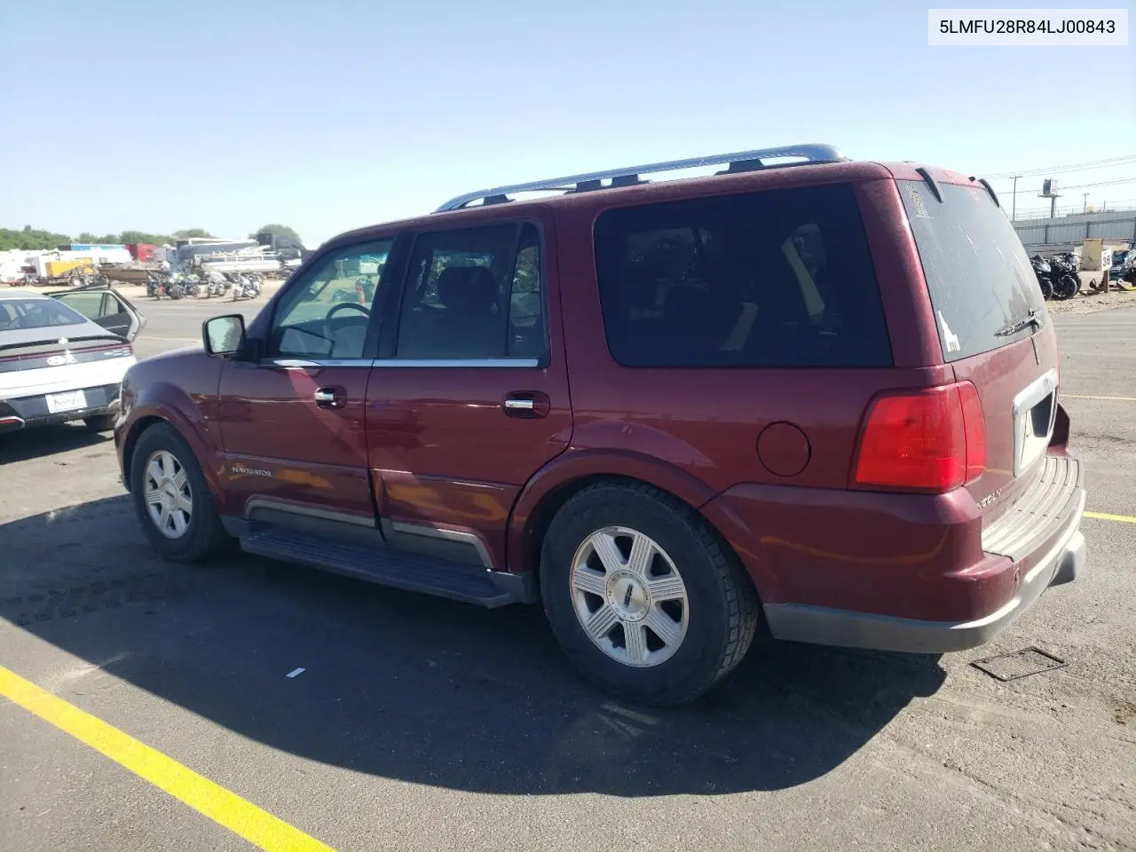2004 Lincoln Navigator VIN: 5LMFU28R84LJ00843 Lot: 61247165