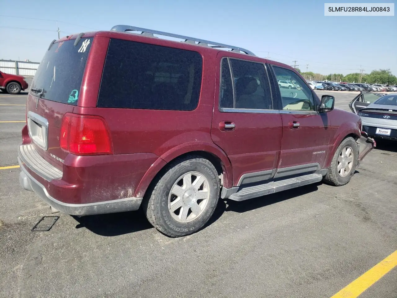 2004 Lincoln Navigator VIN: 5LMFU28R84LJ00843 Lot: 61247165