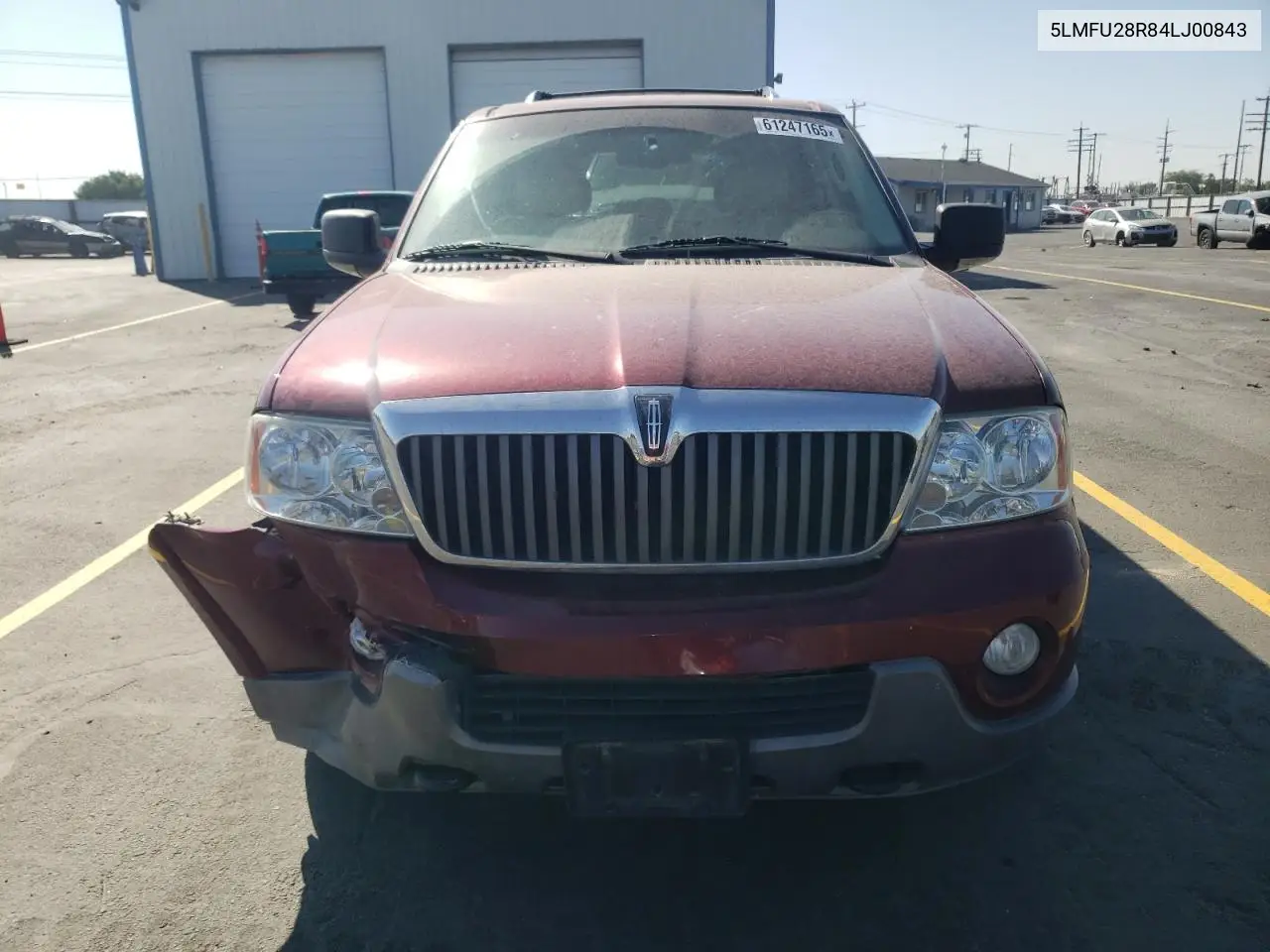 2004 Lincoln Navigator VIN: 5LMFU28R84LJ00843 Lot: 61247165