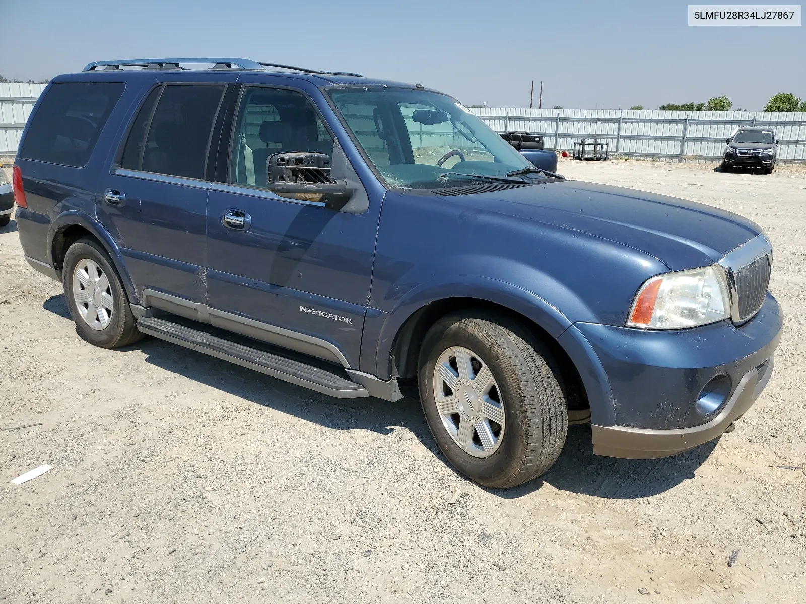 2004 Lincoln Navigator VIN: 5LMFU28R34LJ27867 Lot: 63533654