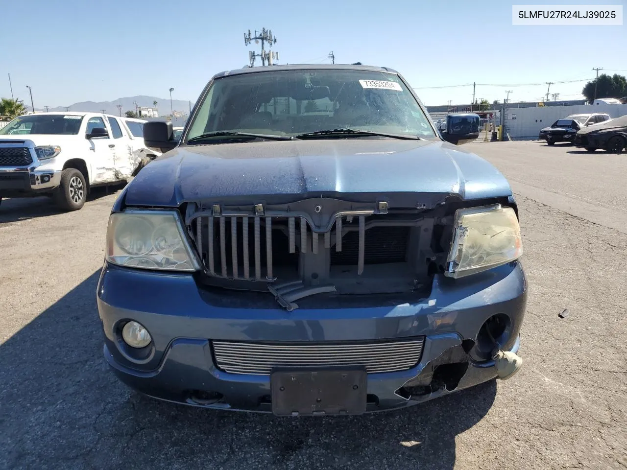 2004 Lincoln Navigator VIN: 5LMFU27R24LJ39025 Lot: 73353204