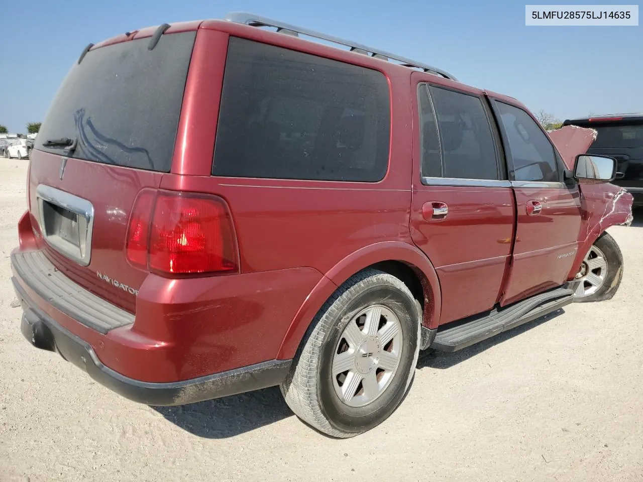 2005 Lincoln Navigator VIN: 5LMFU28575LJ14635 Lot: 75767744