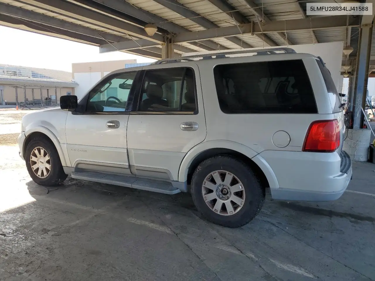 2004 Lincoln Navigator VIN: 5LMFU28R34LJ41588 Lot: 59228125