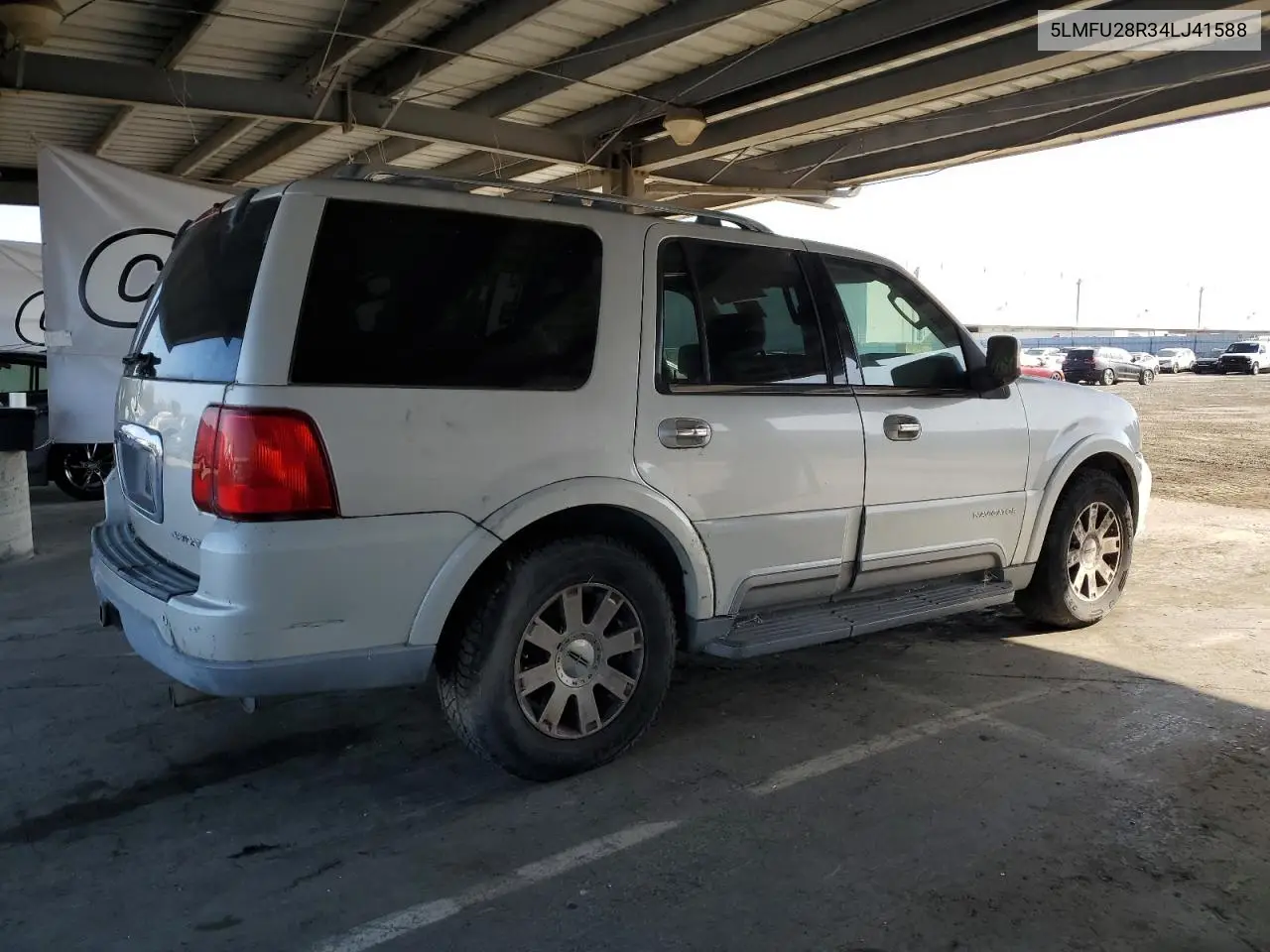 2004 Lincoln Navigator VIN: 5LMFU28R34LJ41588 Lot: 59228125