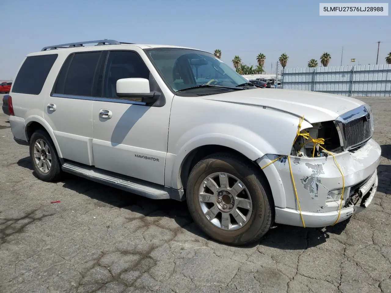 2006 Lincoln Navigator VIN: 5LMFU27576LJ28988 Lot: 62513065