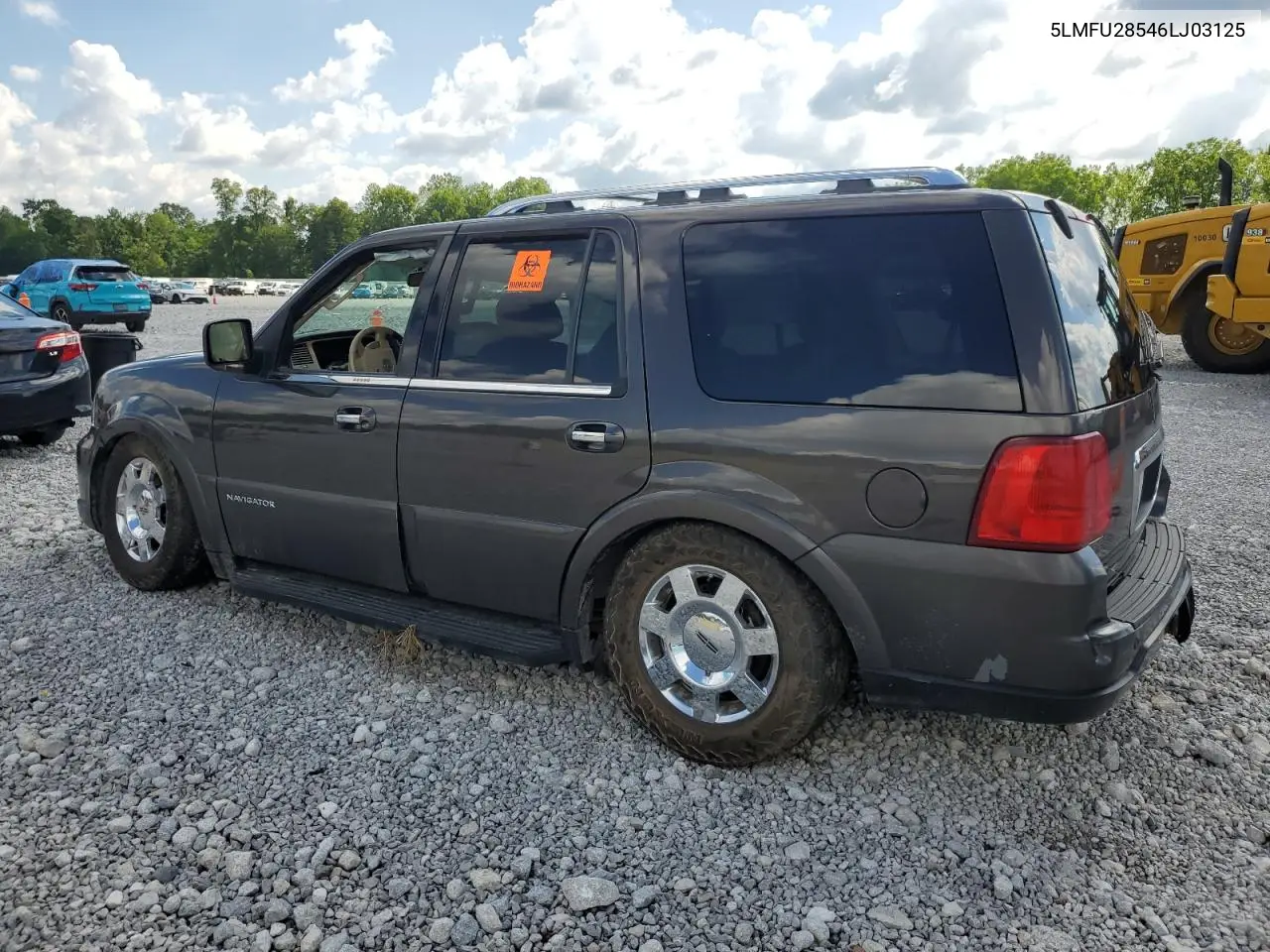 2006 Lincoln Navigator VIN: 5LMFU28546LJ03125 Lot: 63071095