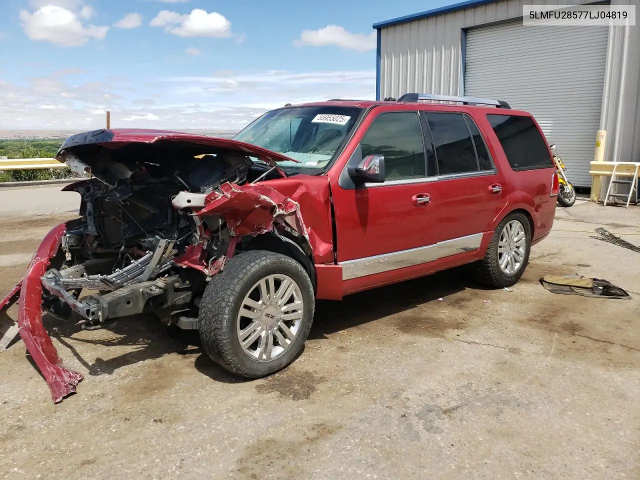 2007 Lincoln Navigator VIN: 5LMFU28577LJ04819 Lot: 55955025