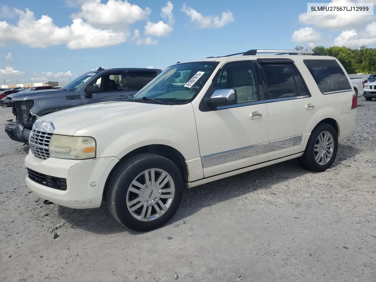 2007 Lincoln Navigator VIN: 5LMFU27567LJ12959 Lot: 61891815
