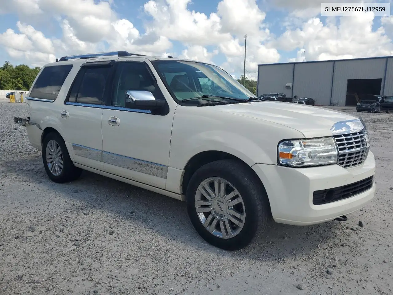 2007 Lincoln Navigator VIN: 5LMFU27567LJ12959 Lot: 61891815