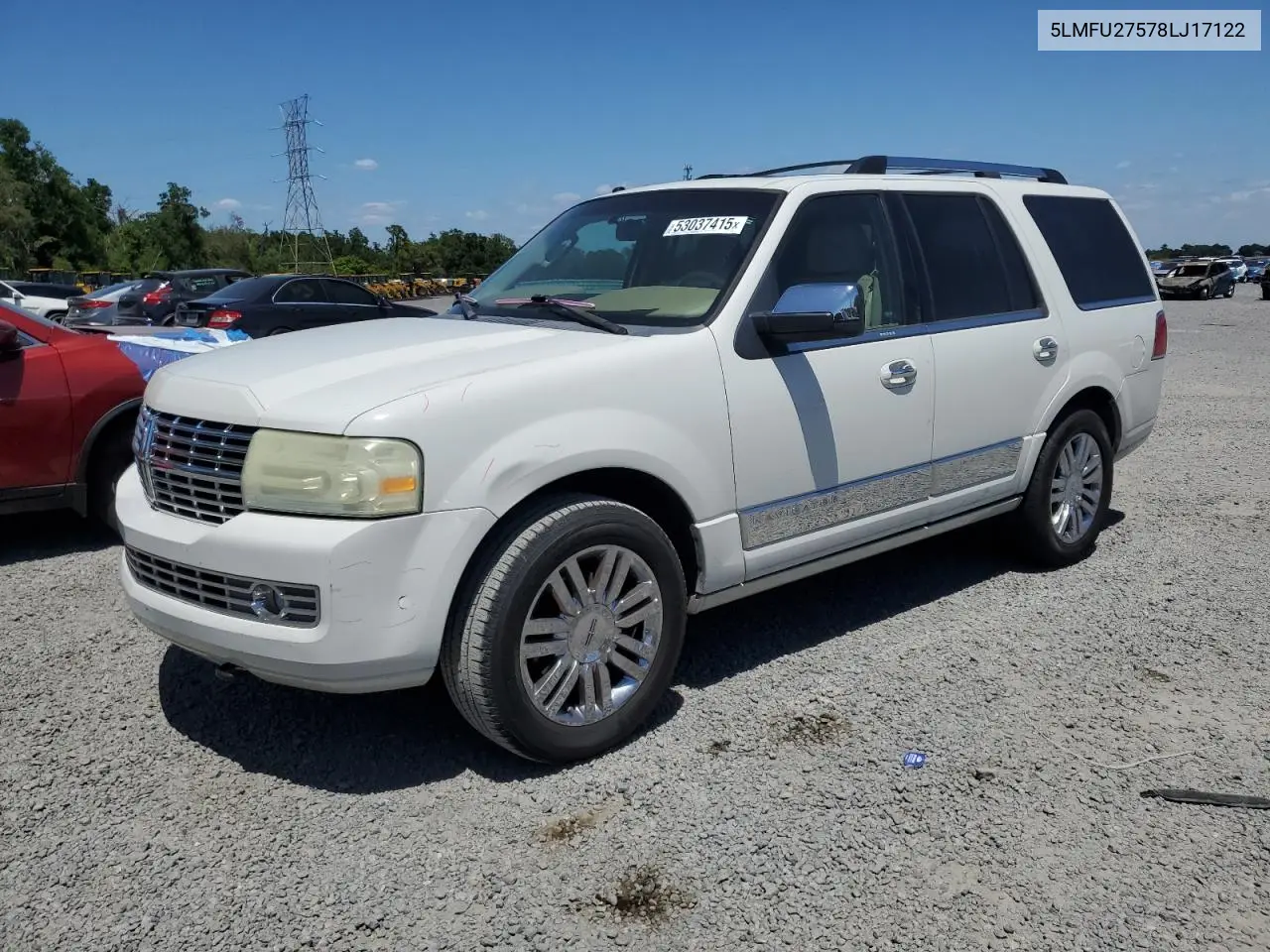 2008 Lincoln Navigator VIN: 5LMFU27578LJ17122 Lot: 53037415