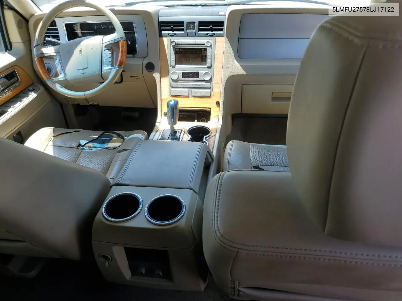 2008 Lincoln Navigator VIN: 5LMFU27578LJ17122 Lot: 53037415
