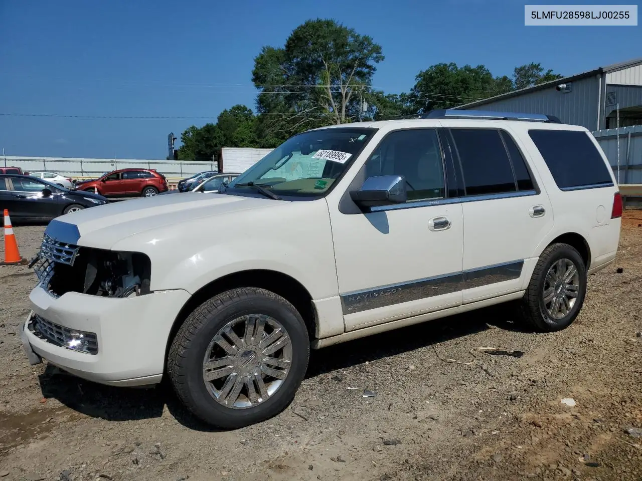 2008 Lincoln Navigator VIN: 5LMFU28598LJ00255 Lot: 62189995
