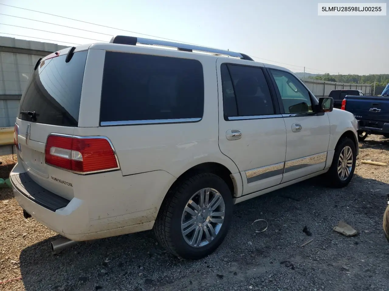 2008 Lincoln Navigator VIN: 5LMFU28598LJ00255 Lot: 62189995