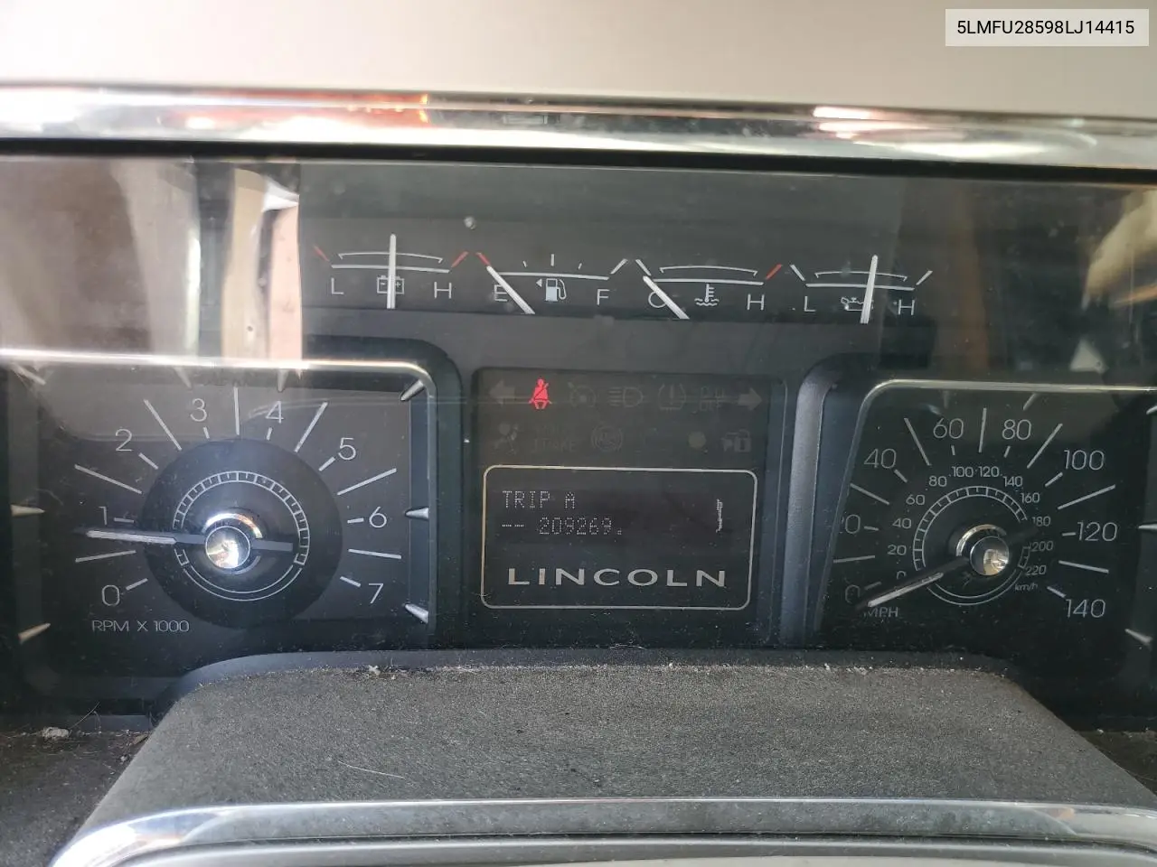 2008 Lincoln Navigator VIN: 5LMFU28598LJ14415 Lot: 64885035
