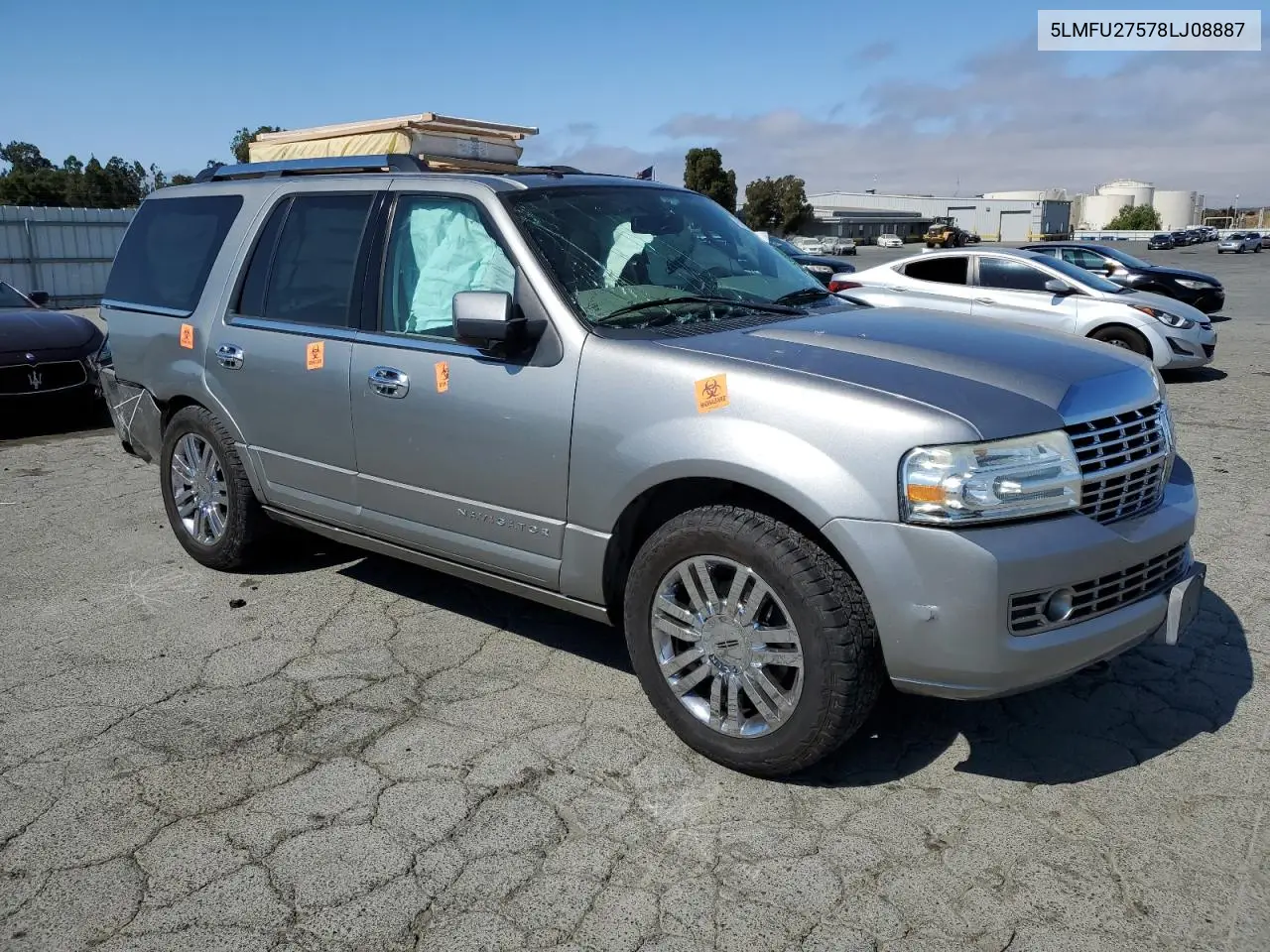 2008 Lincoln Navigator VIN: 5LMFU27578LJ08887 Lot: 65049535