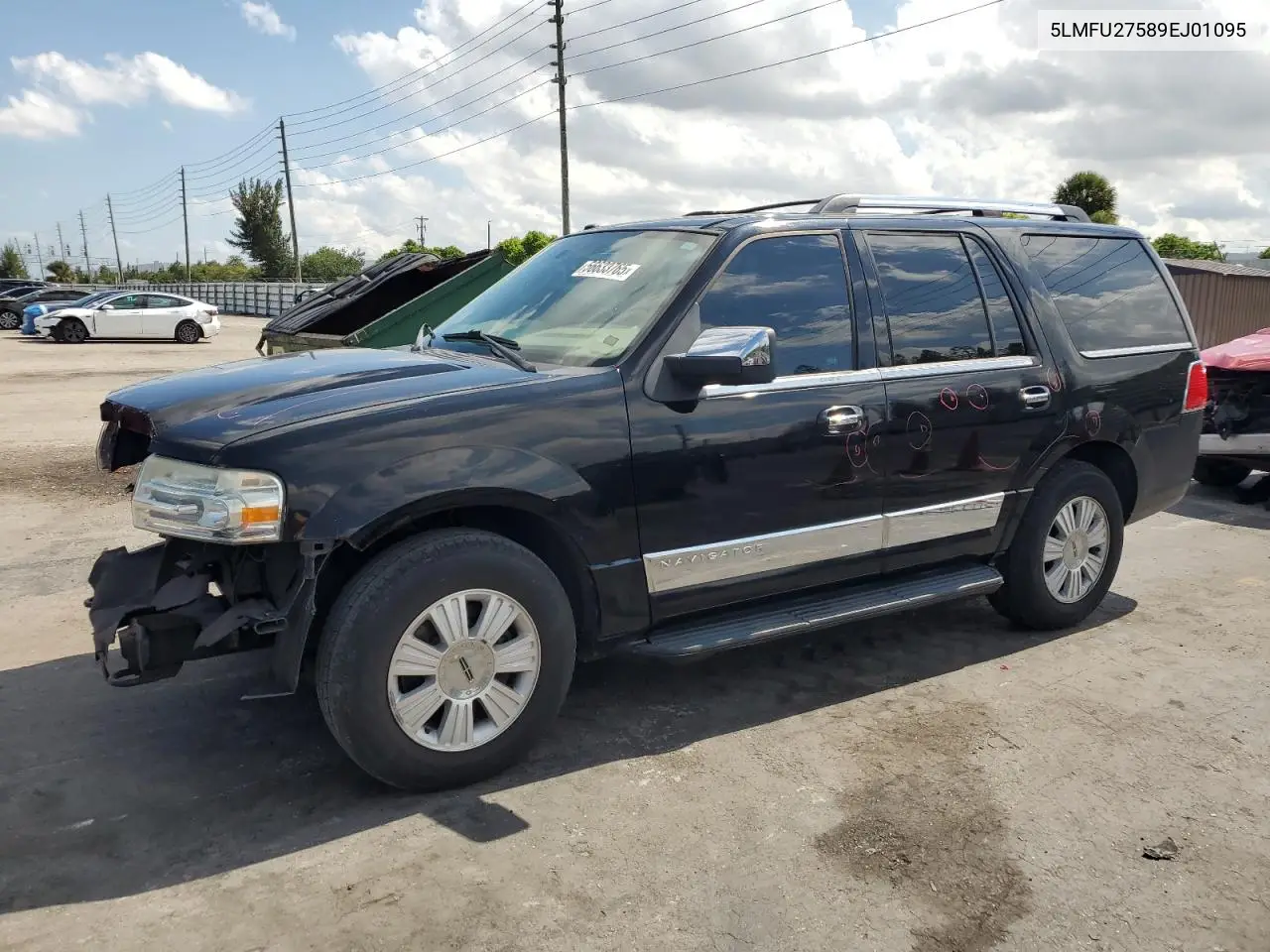 2009 Lincoln Navigator VIN: 5LMFU27589EJ01095 Lot: 56633765