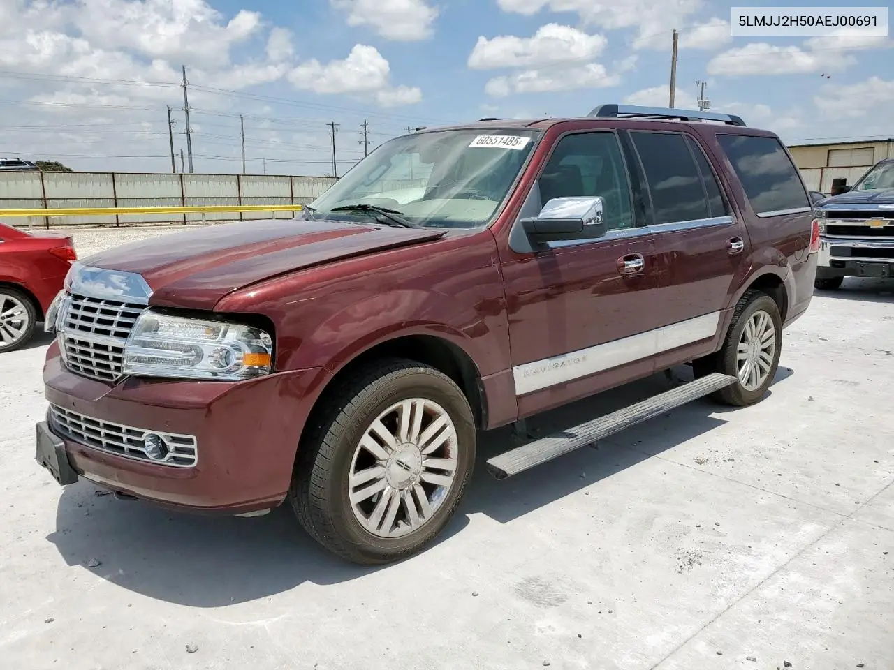2010 Lincoln Navigator VIN: 5LMJJ2H50AEJ00691 Lot: 60551485