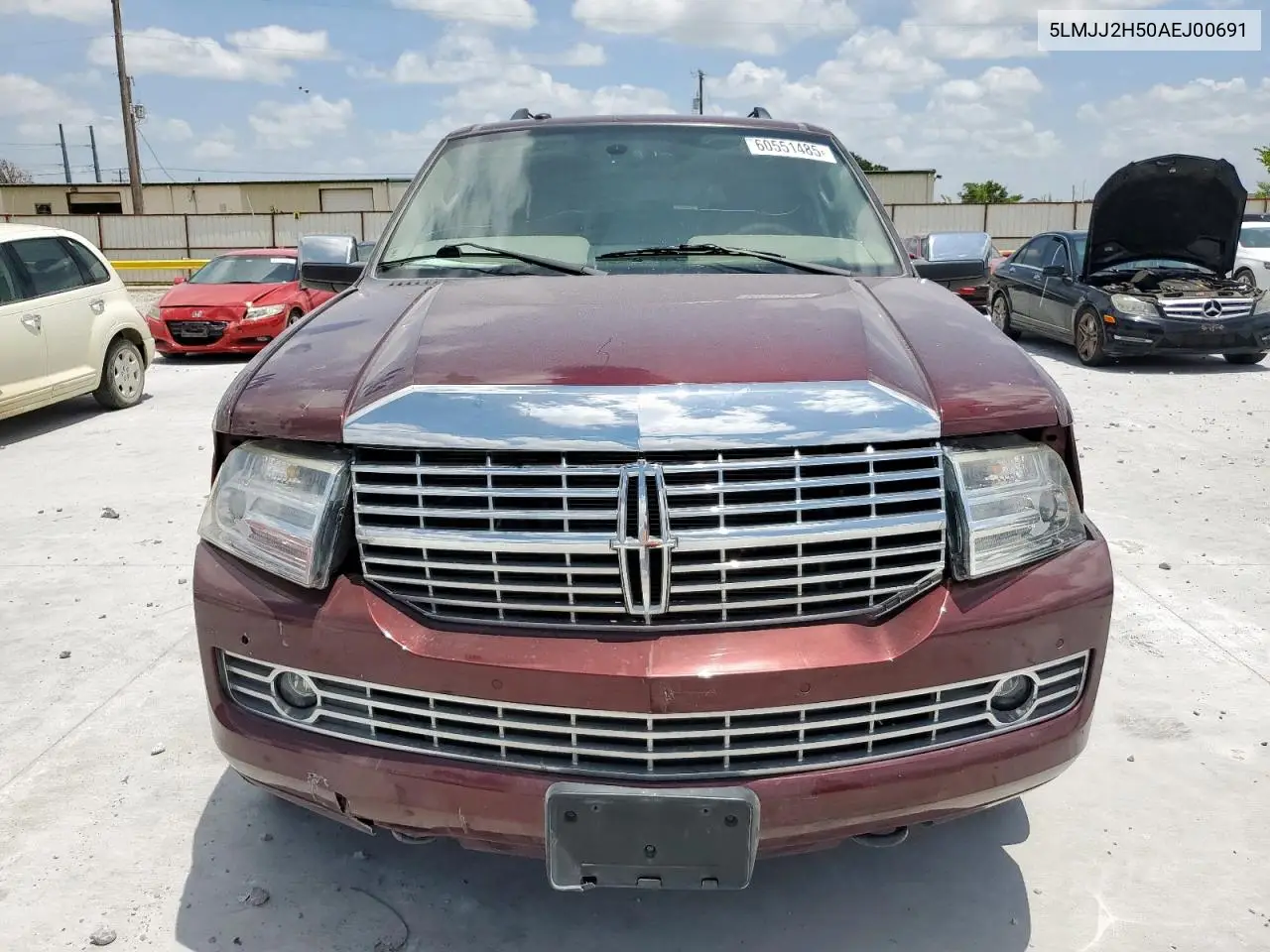 2010 Lincoln Navigator VIN: 5LMJJ2H50AEJ00691 Lot: 60551485