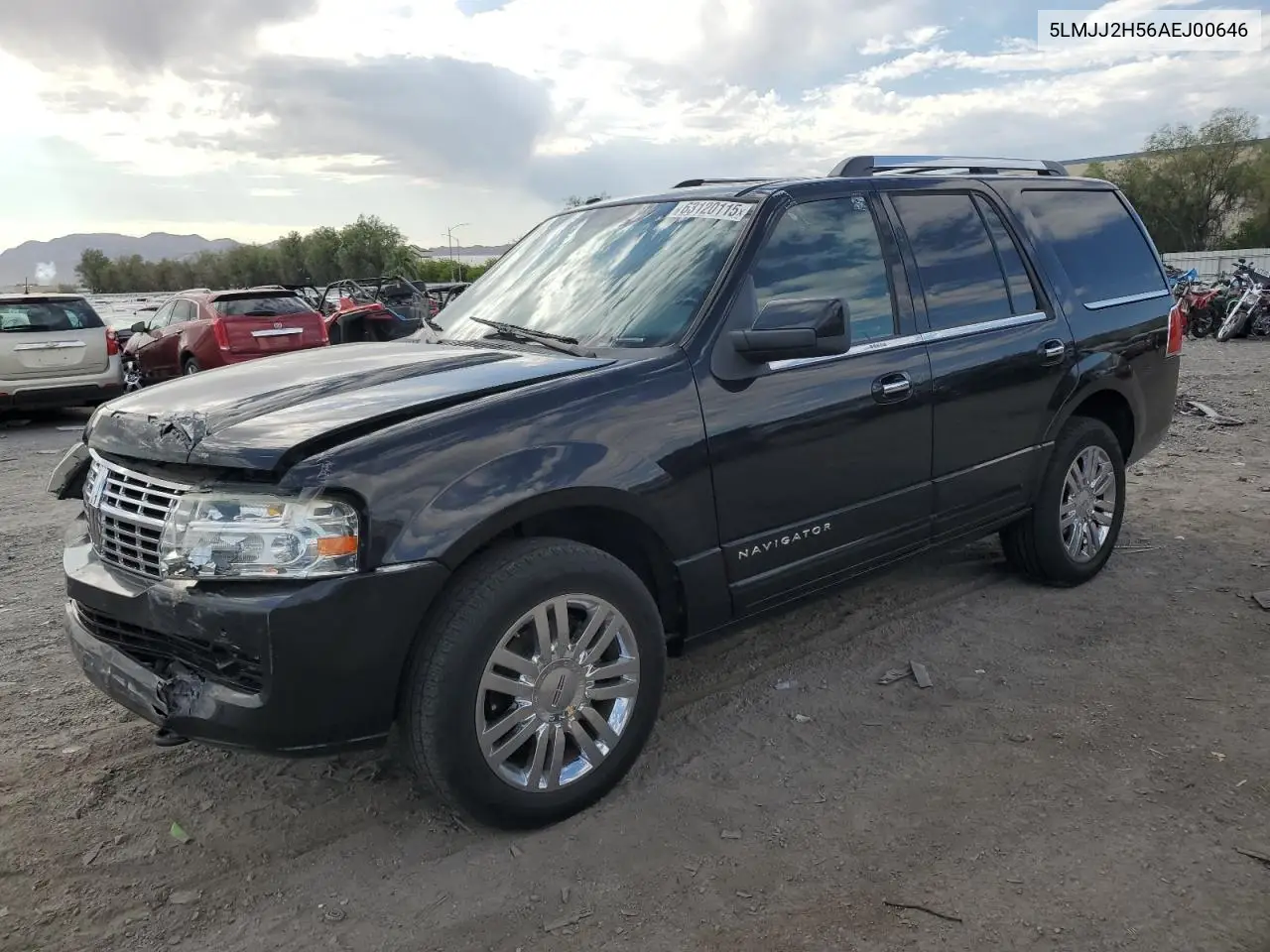 2010 Lincoln Navigator VIN: 5LMJJ2H56AEJ00646 Lot: 63120115