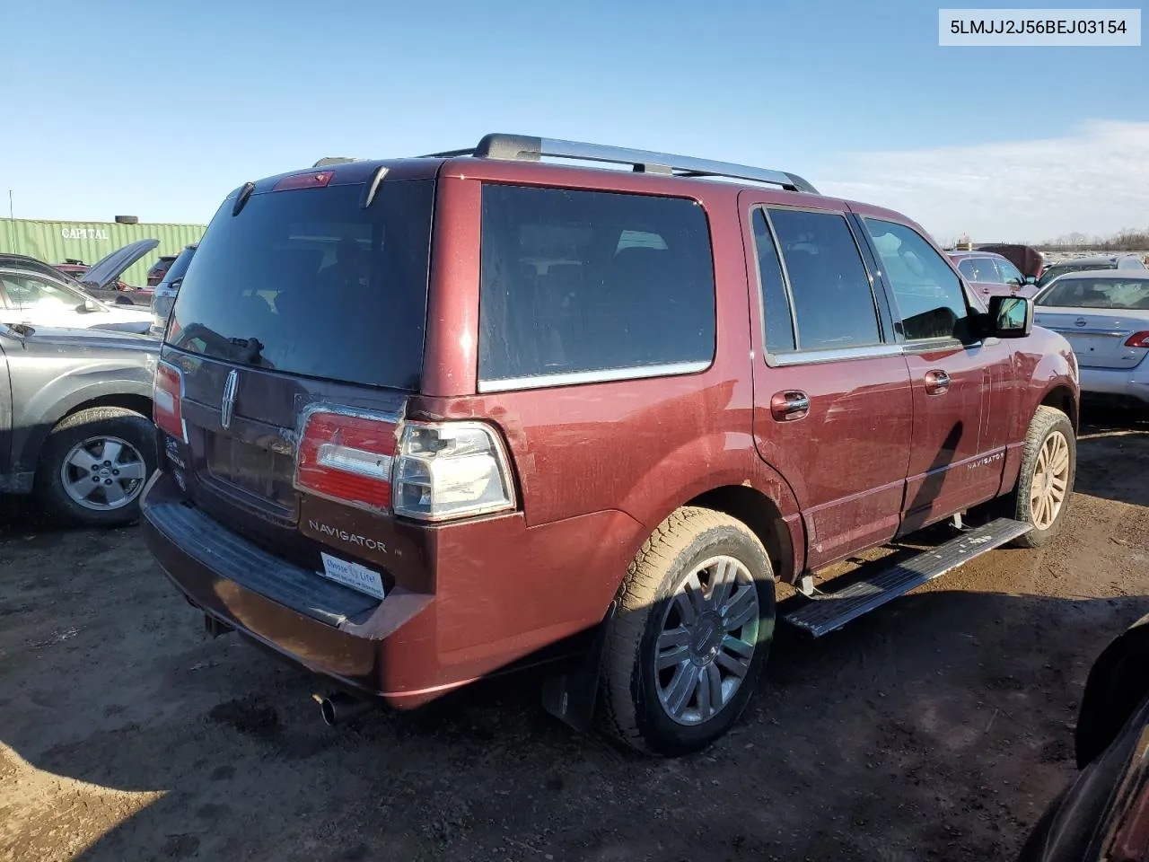 2011 Lincoln Navigator VIN: 5LMJJ2J56BEJ03154 Lot: 89252155