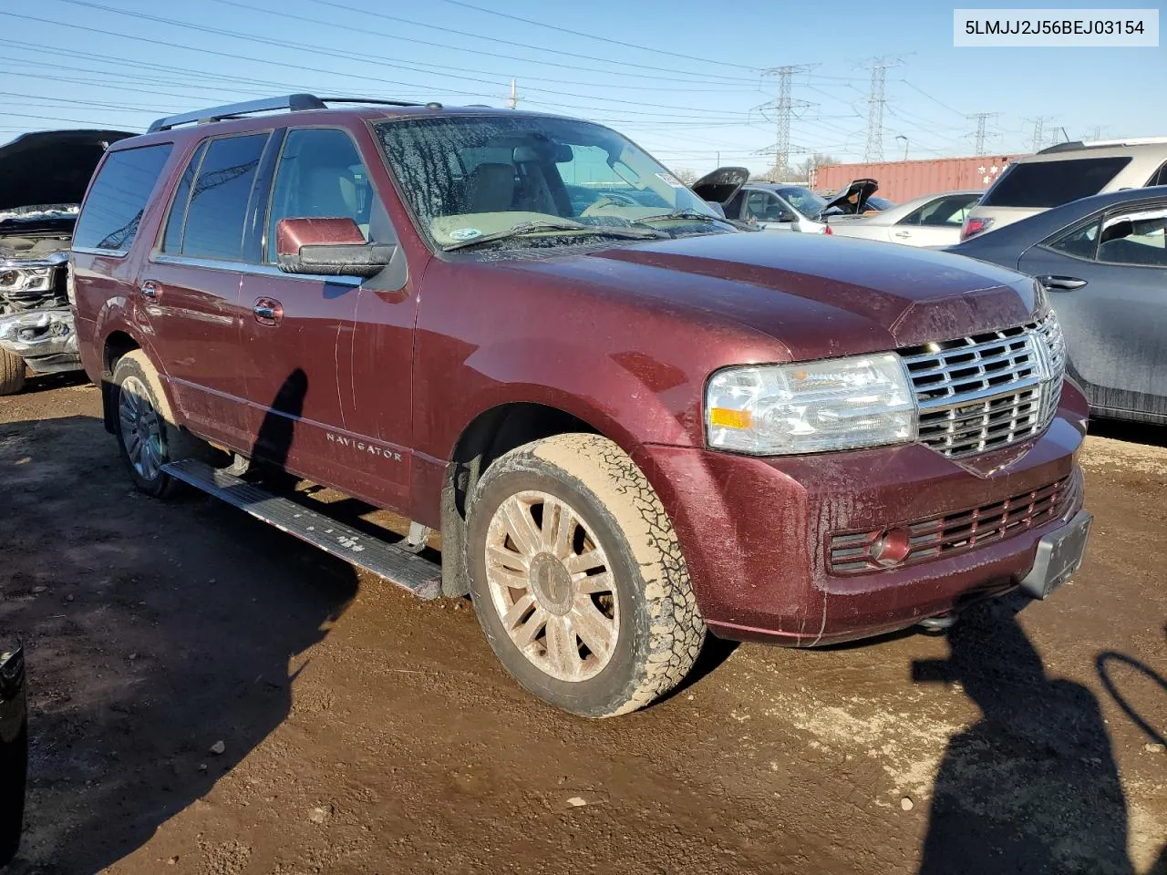 2011 Lincoln Navigator VIN: 5LMJJ2J56BEJ03154 Lot: 89252155