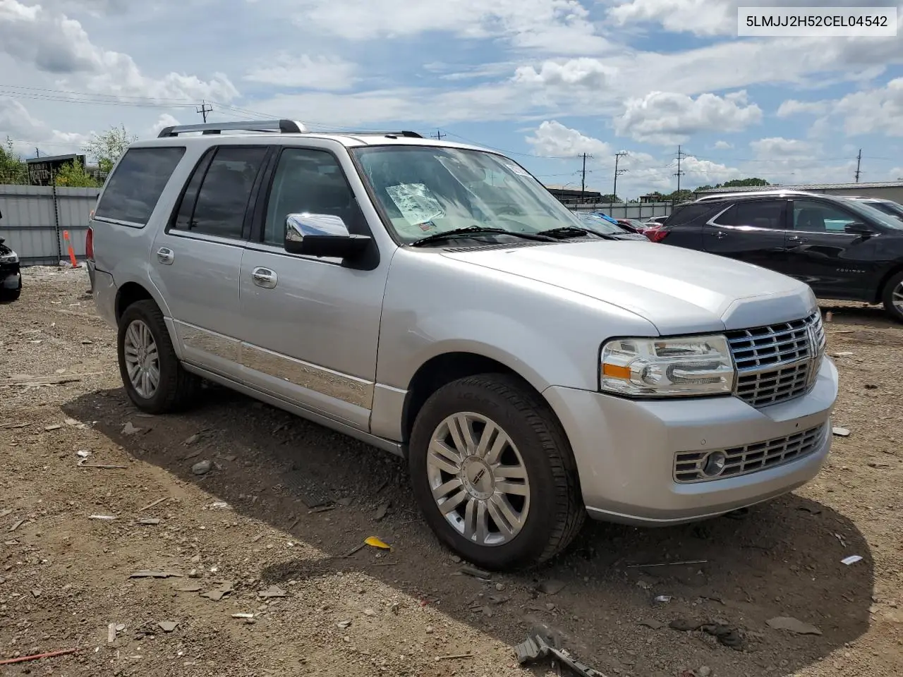 2012 Lincoln Navigator VIN: 5LMJJ2H52CEL04542 Lot: 62708385