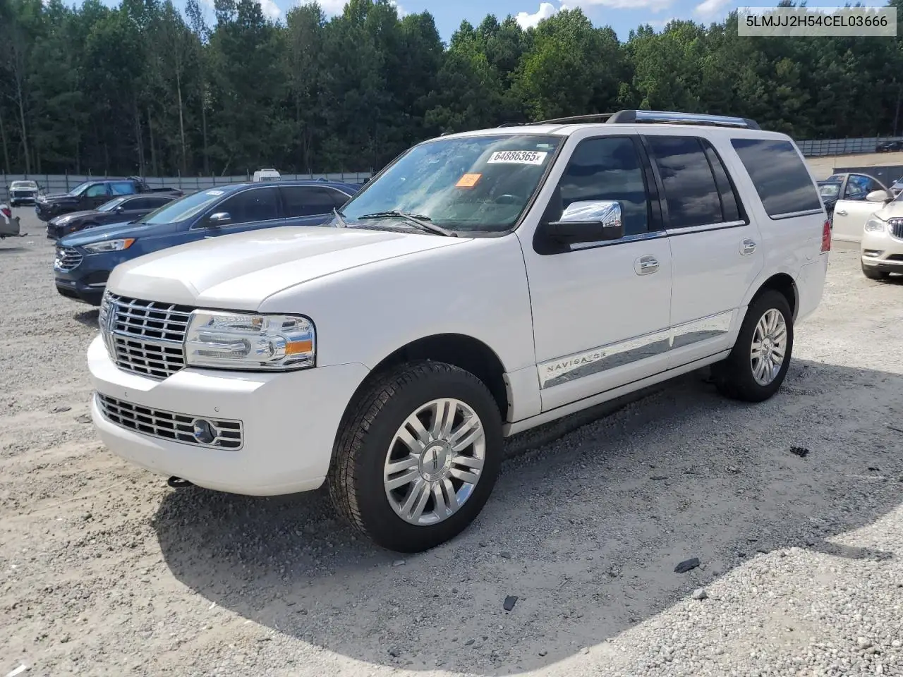 2012 Lincoln Navigator VIN: 5LMJJ2H54CEL03666 Lot: 64886365