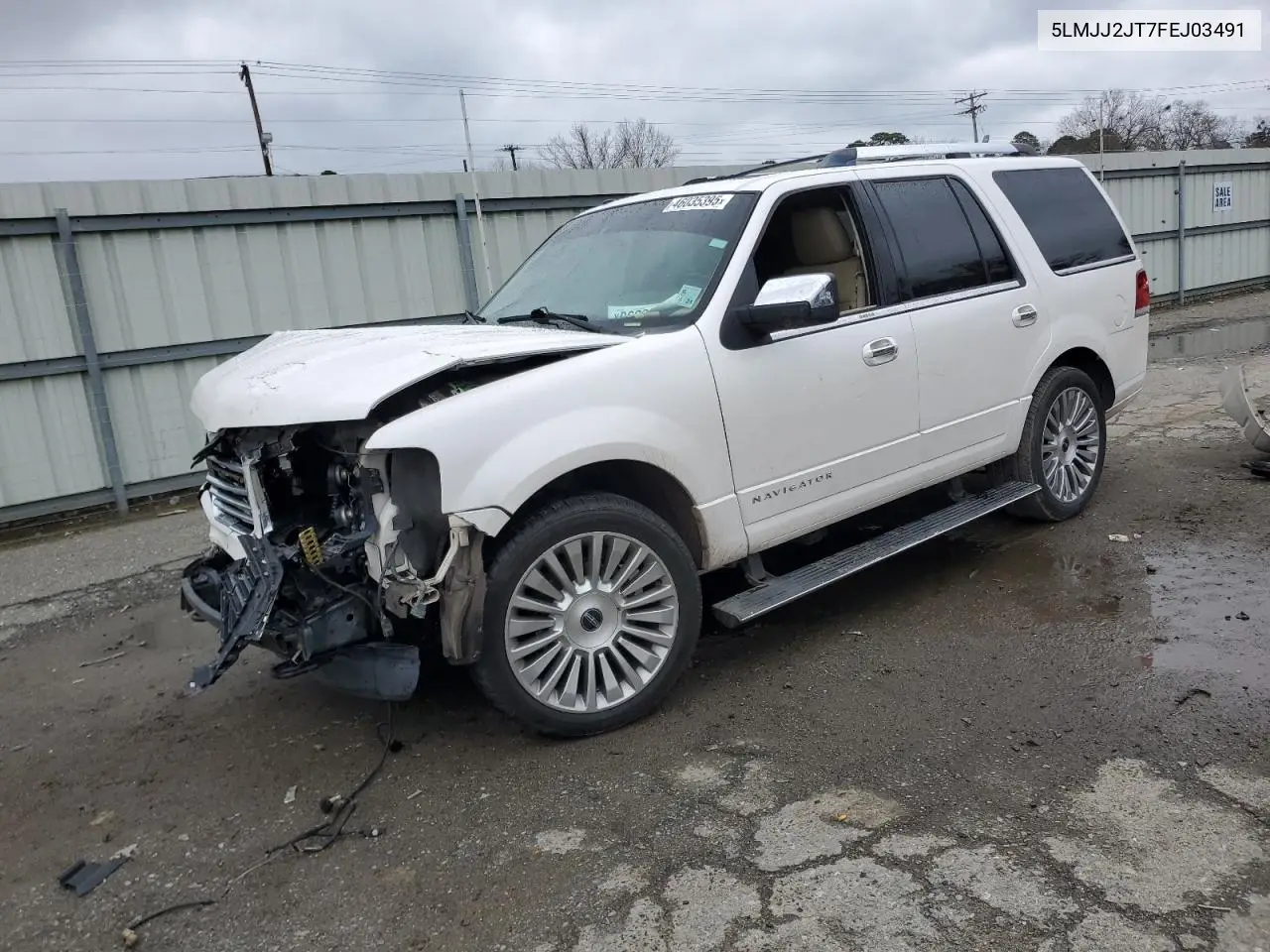2015 Lincoln Navigator VIN: 5LMJJ2JT7FEJ03491 Lot: 46035395