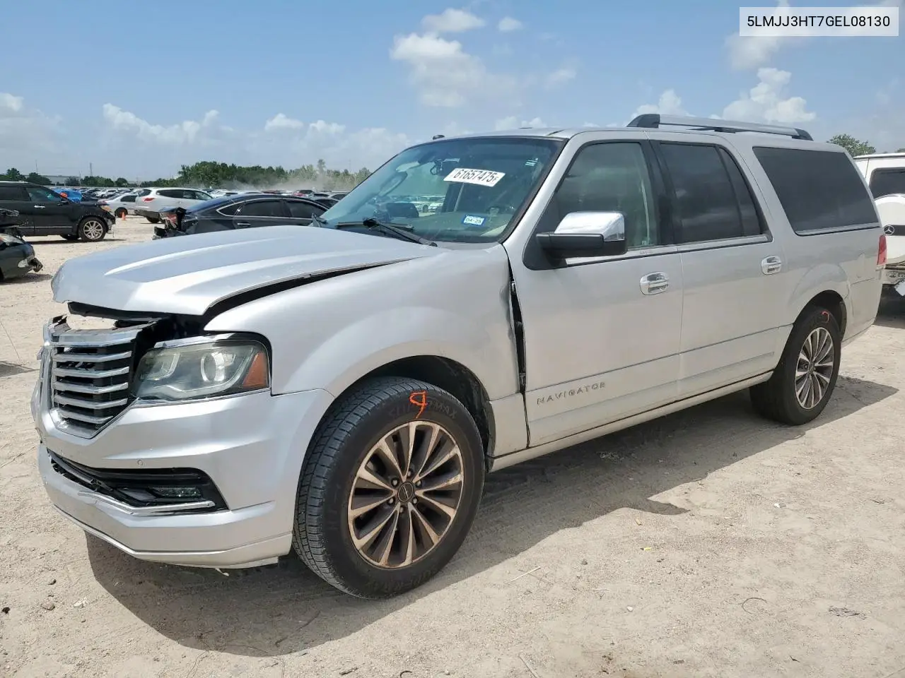 2016 Lincoln Navigator L Select VIN: 5LMJJ3HT7GEL08130 Lot: 61657475