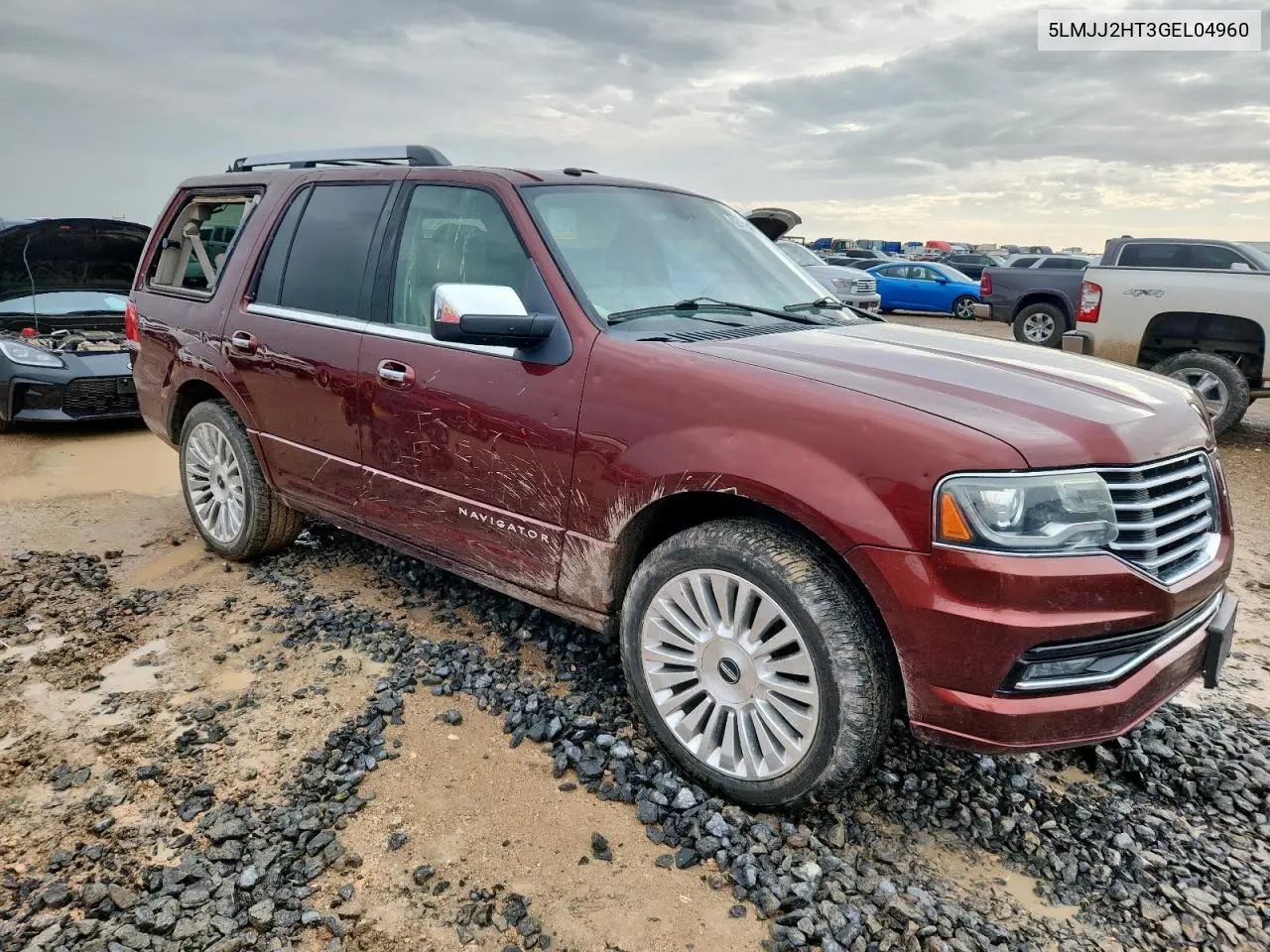 2016 Lincoln Navigator Select VIN: 5LMJJ2HT3GEL04960 Lot: 62153985