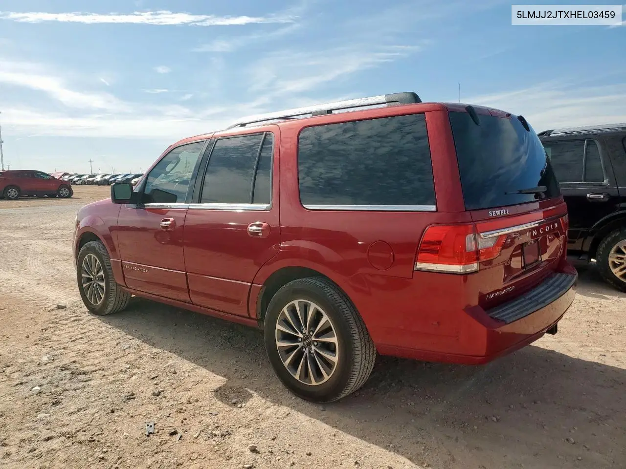 2017 Lincoln Navigator Select VIN: 5LMJJ2JTXHEL03459 Lot: 62666595