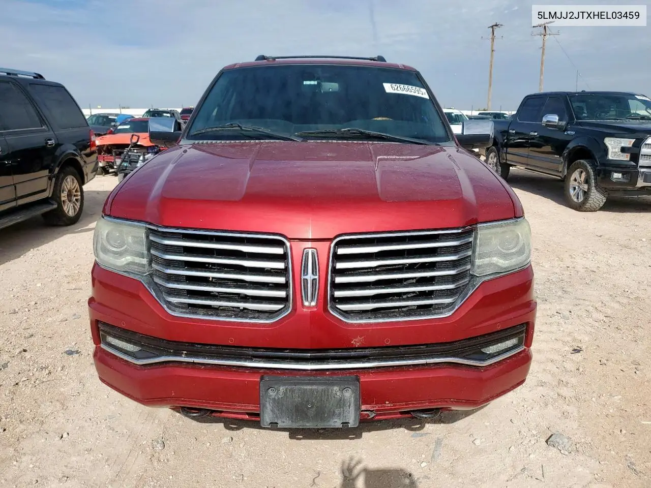 2017 Lincoln Navigator Select VIN: 5LMJJ2JTXHEL03459 Lot: 62666595