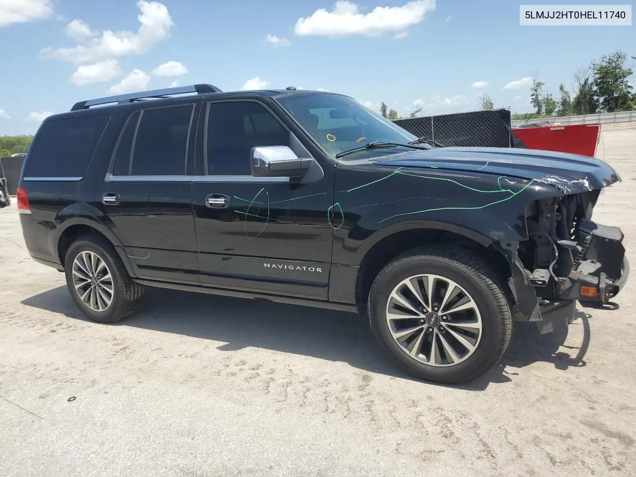 2017 Lincoln Navigator Select VIN: 5LMJJ2HT0HEL11740 Lot: 63046085