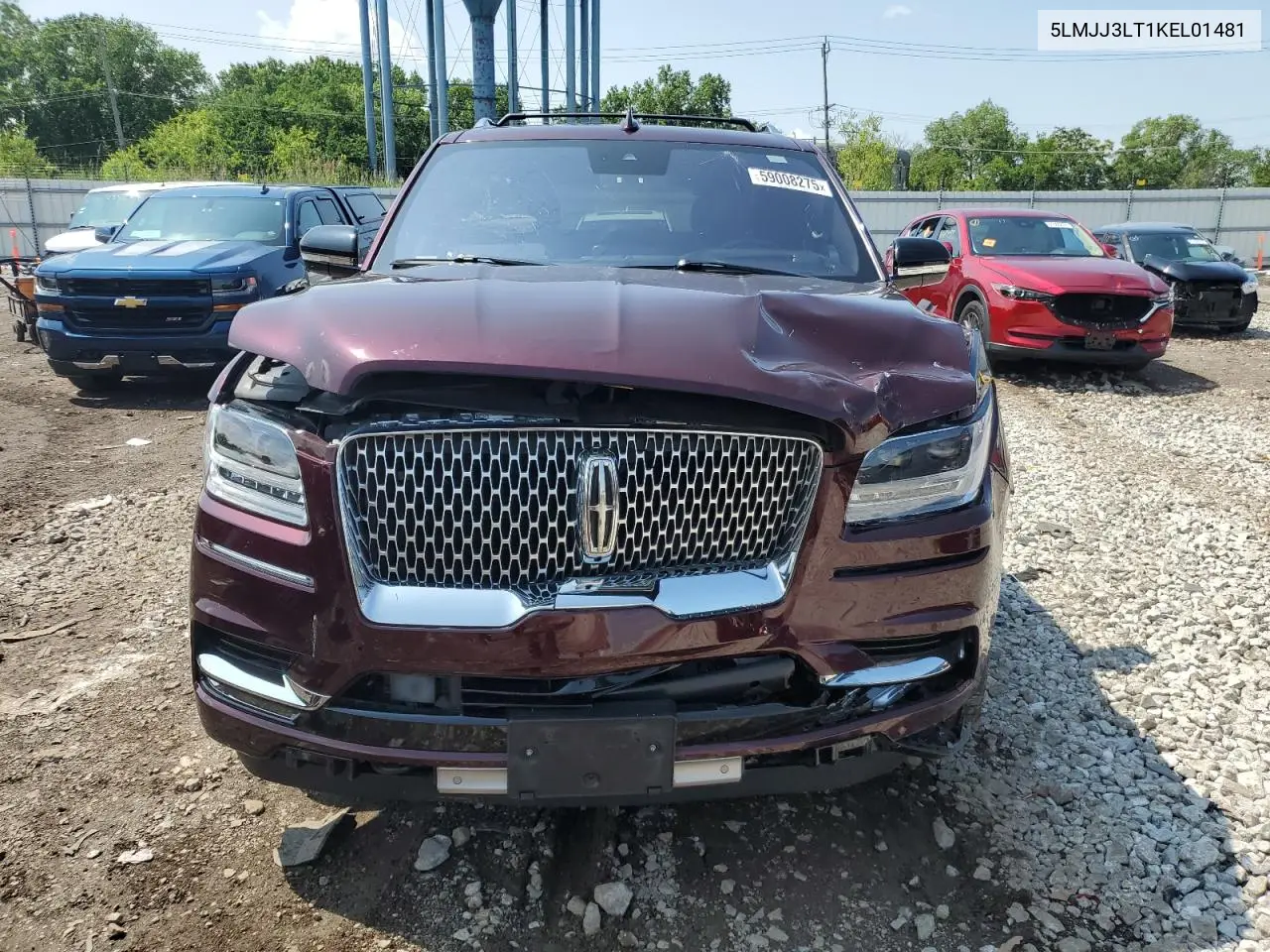 2019 Lincoln Navigator L Reserve VIN: 5LMJJ3LT1KEL01481 Lot: 59008275