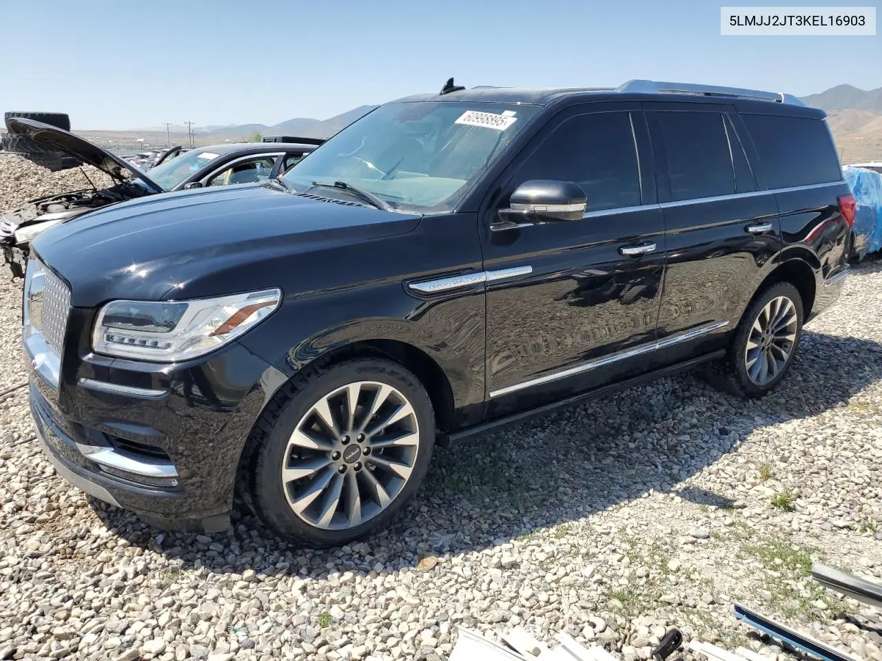 2019 Lincoln Navigator Select VIN: 5LMJJ2JT3KEL16903 Lot: 60998895