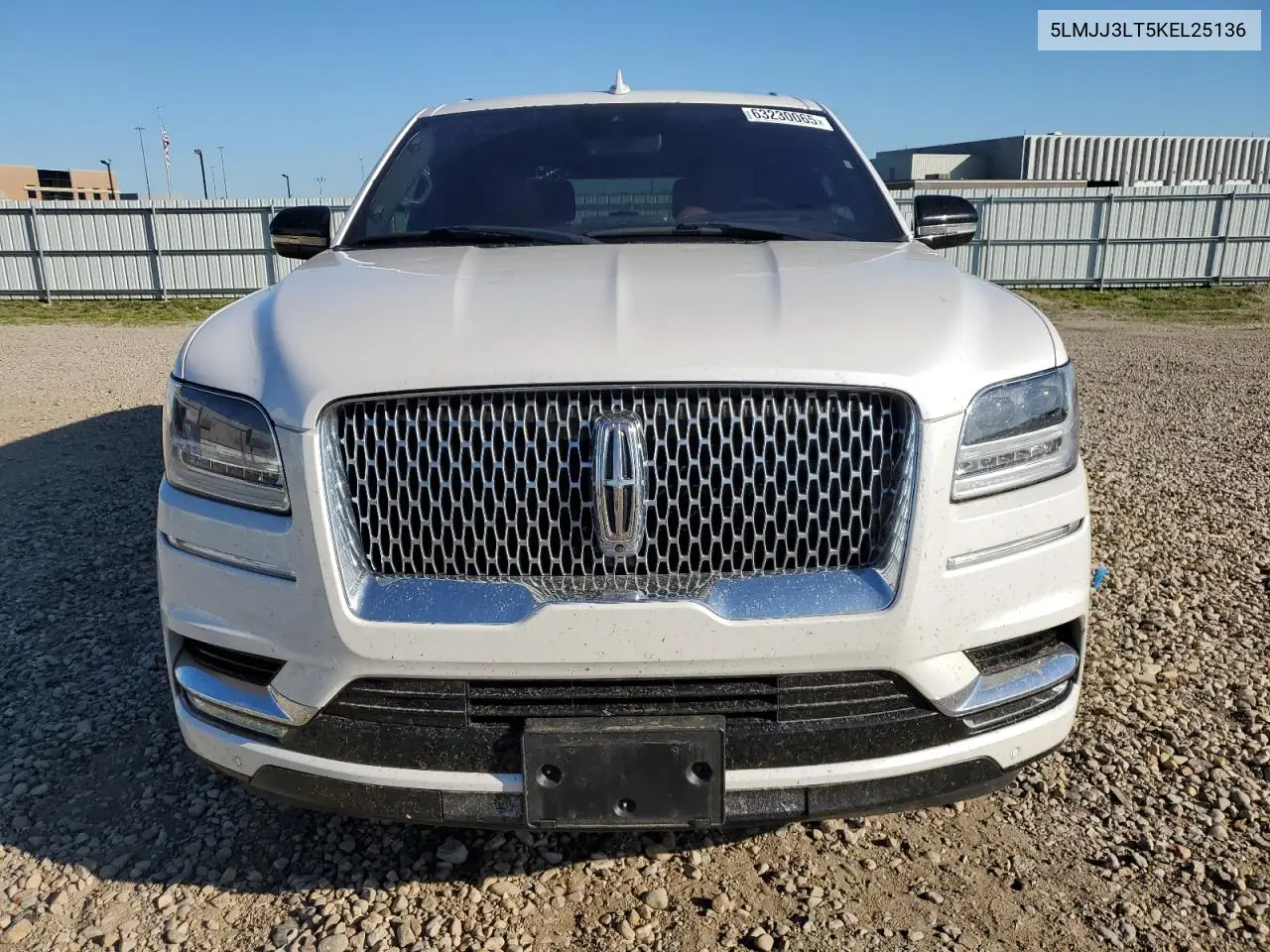 2019 Lincoln Navigator L Reserve VIN: 5LMJJ3LT5KEL25136 Lot: 63230065