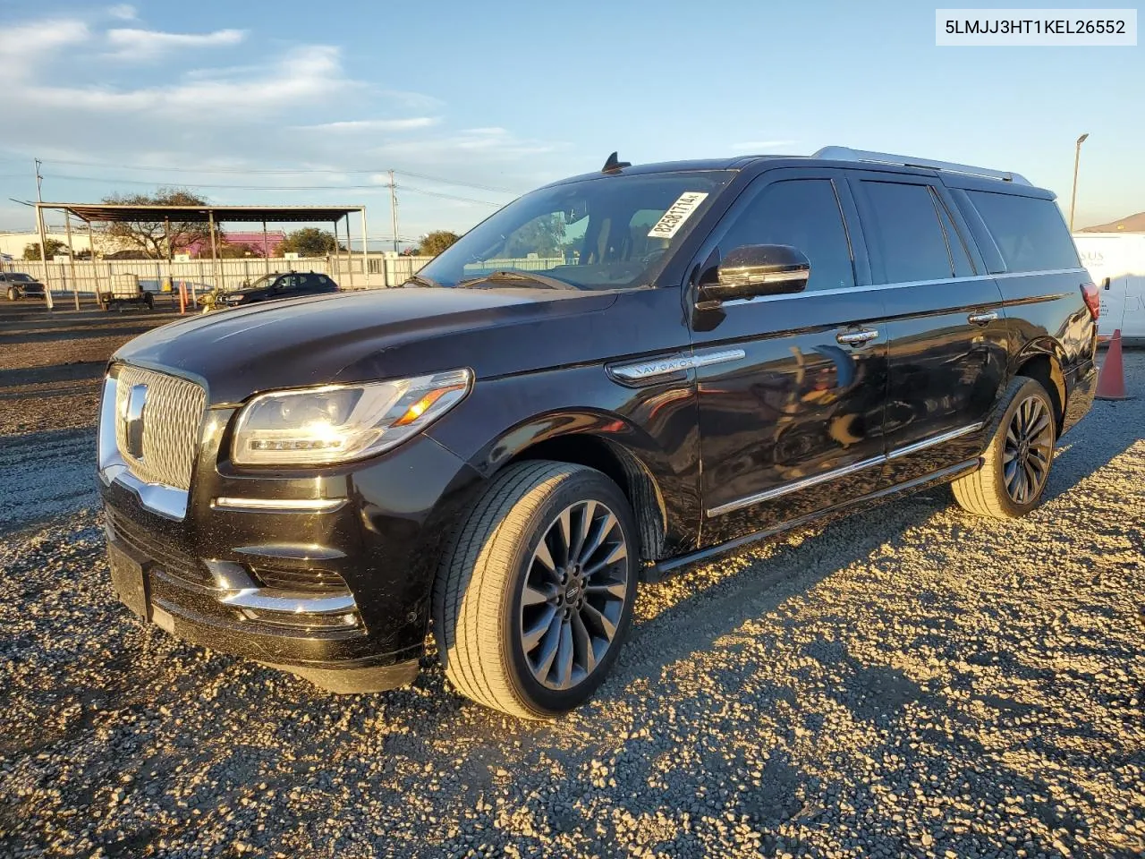 2019 Lincoln Navigator L Select VIN: 5LMJJ3HT1KEL26552 Lot: 82581714