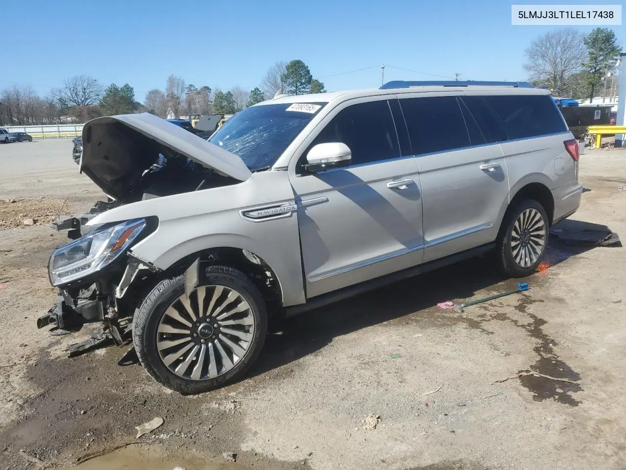 2020 Lincoln Navigator L Reserve VIN: 5LMJJ3LT1LEL17438 Lot: 47093165