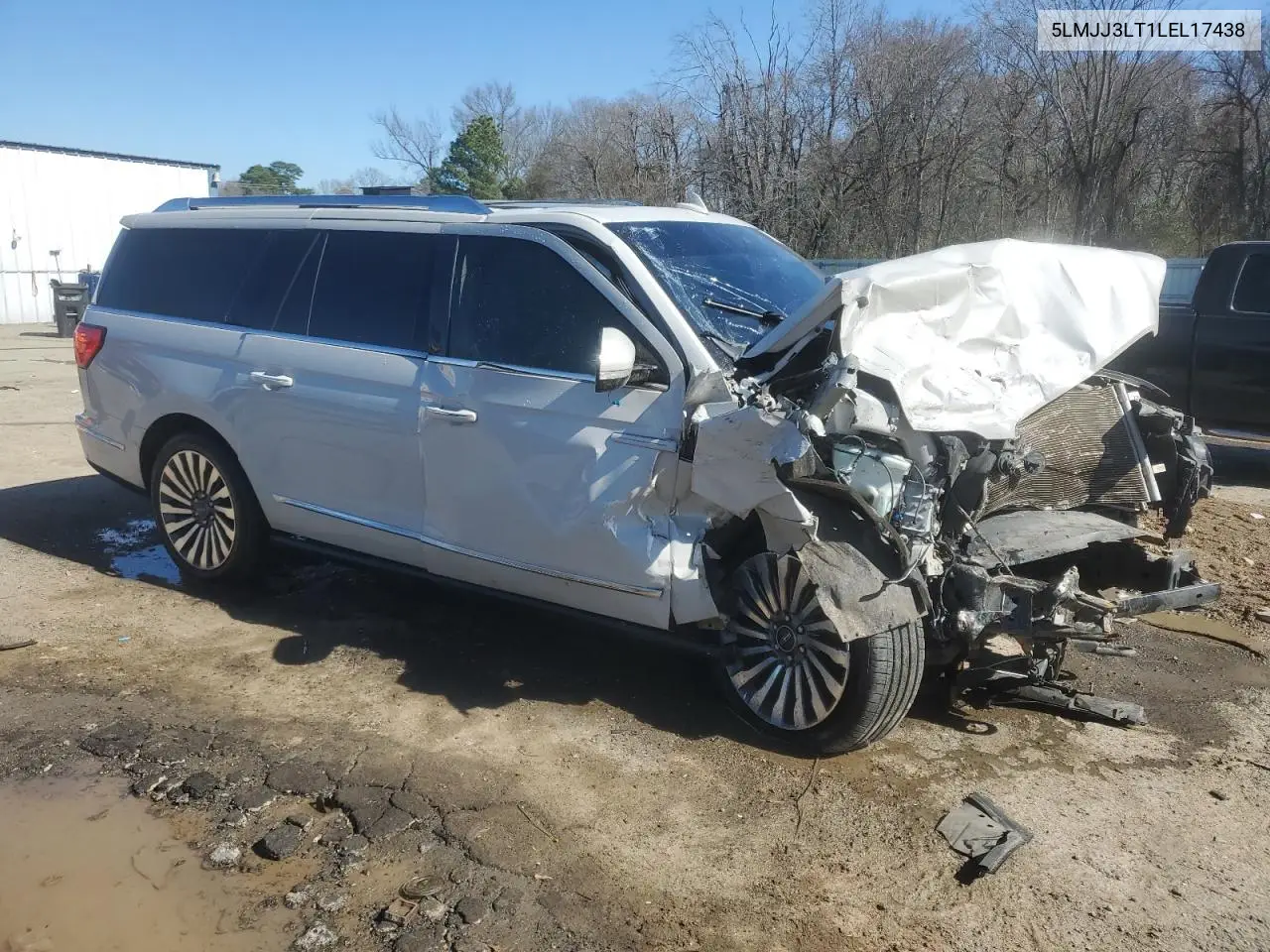 2020 Lincoln Navigator L Reserve VIN: 5LMJJ3LT1LEL17438 Lot: 47093165