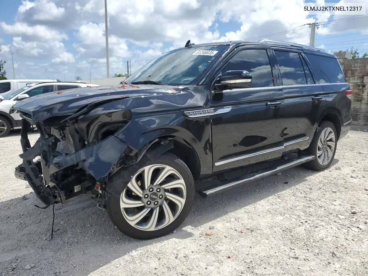 2022 Lincoln Navigator Reserve VIN: 5LMJJ2KTXNEL12317 Lot: 61246835