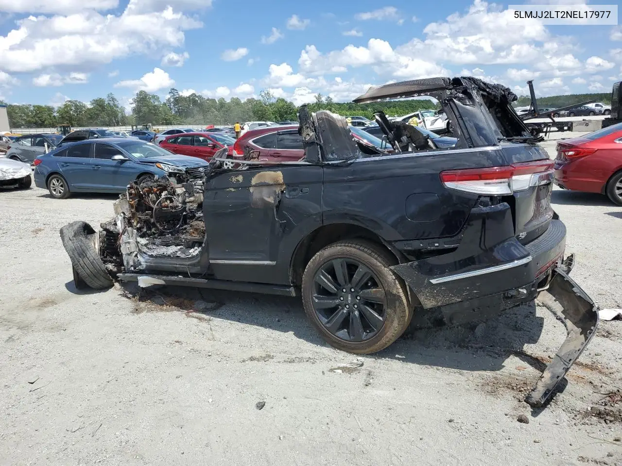 2022 Lincoln Navigator Reserve VIN: 5LMJJ2LT2NEL17977 Lot: 61382165