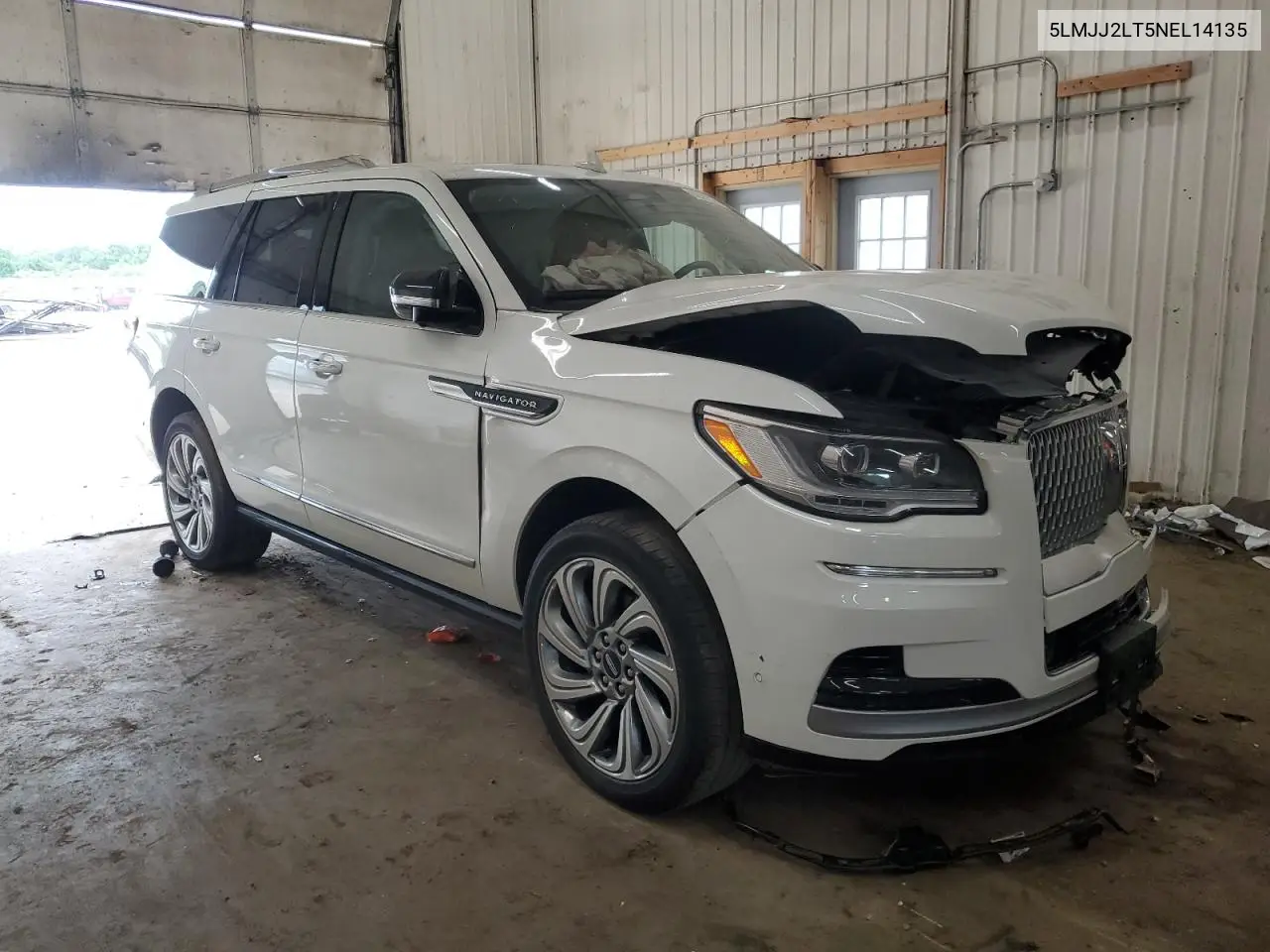 2022 Lincoln Navigator Reserve VIN: 5LMJJ2LT5NEL14135 Lot: 62092625