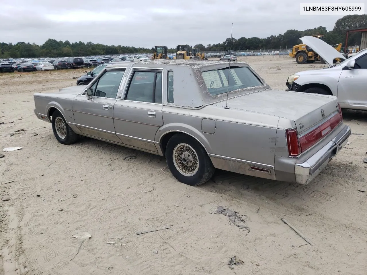 1987 Lincoln Town Car Cartier VIN: 1LNBM83F8HY605999 Lot: 73025444